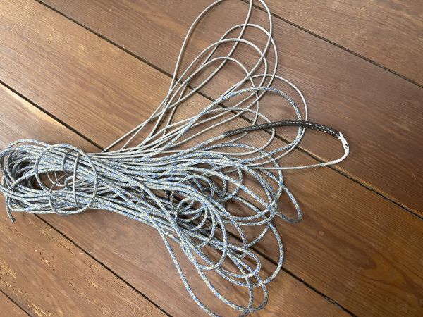 Spinnaker Fall blau verjüngt, Gottifredi Maffioli TD 99 4,5mm / Dyneema 3mm