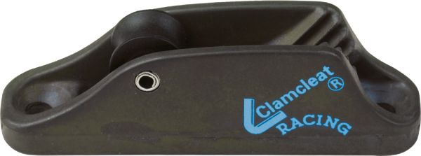 Clamcleat® Racing Junior Mk1 harteloxiert mit Oberrolle 3-6mm Tau